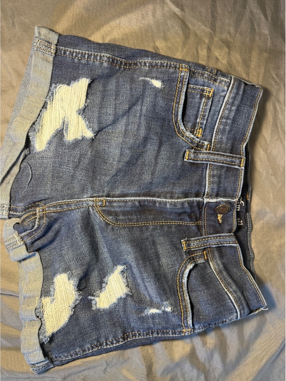 Hollister High-Rise Denim Shorts Size 00 W23